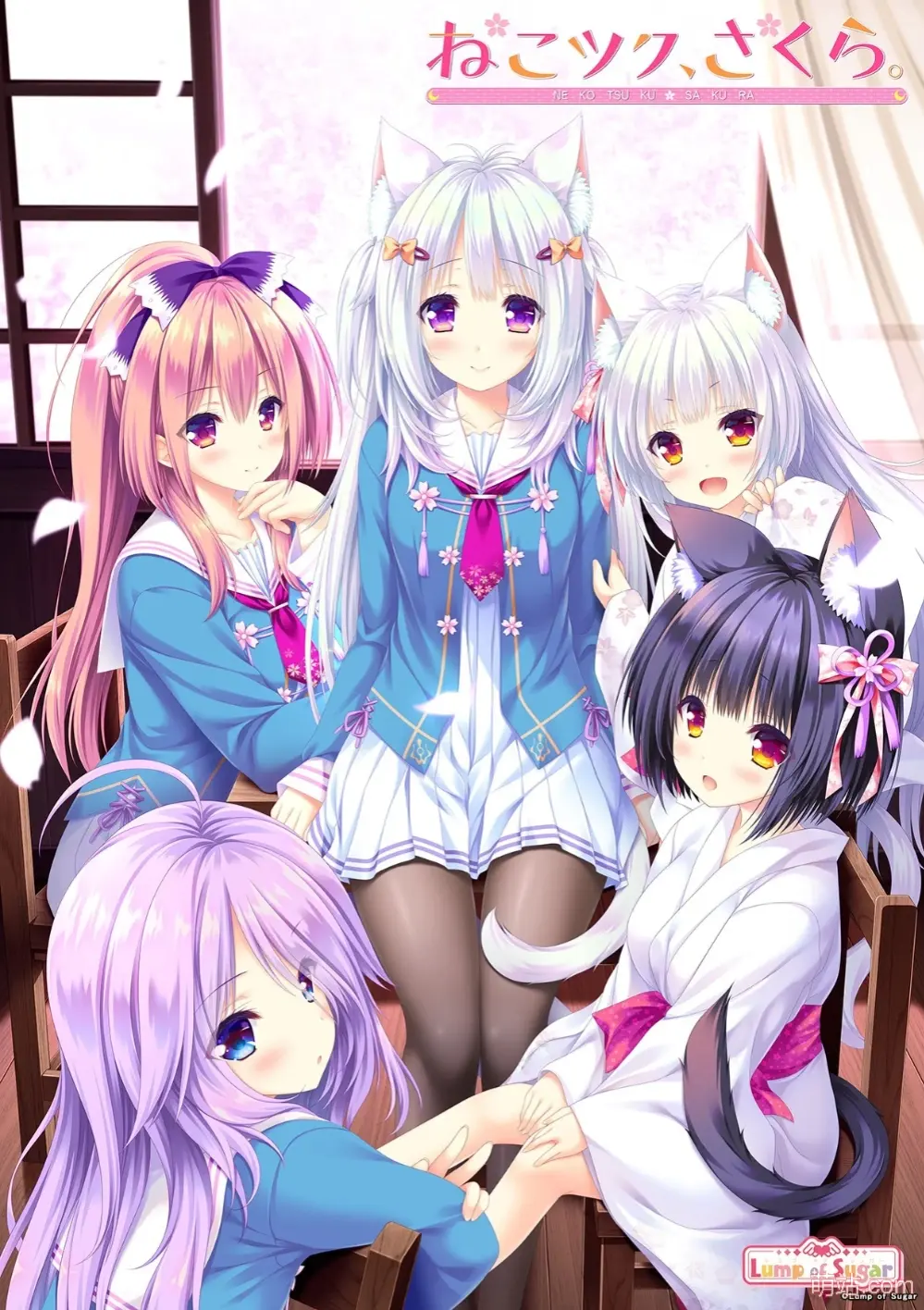 猫咪相随★恋樱纷飞 / ねこツク、さくら。-Angelmoe